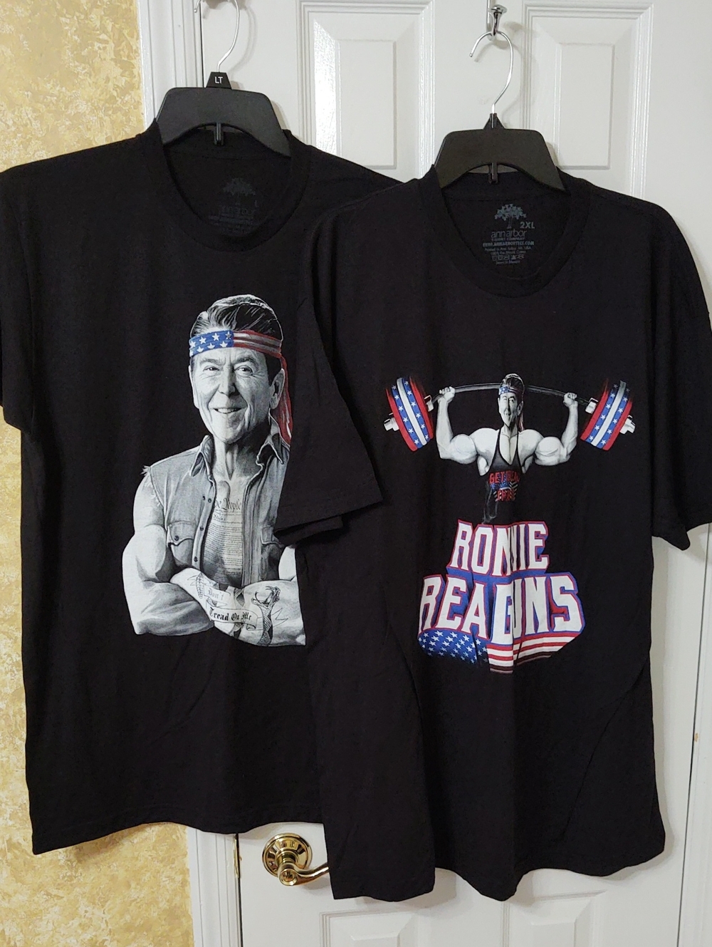 2- Ronnie Reagan Graphic Tee - Black